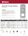 Trimco Retrofit Coverplate Sales Sheet and Order Form