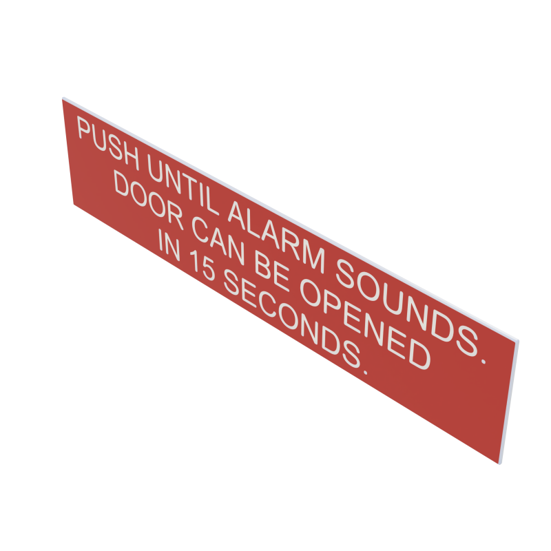 760/793 Engraved Signage